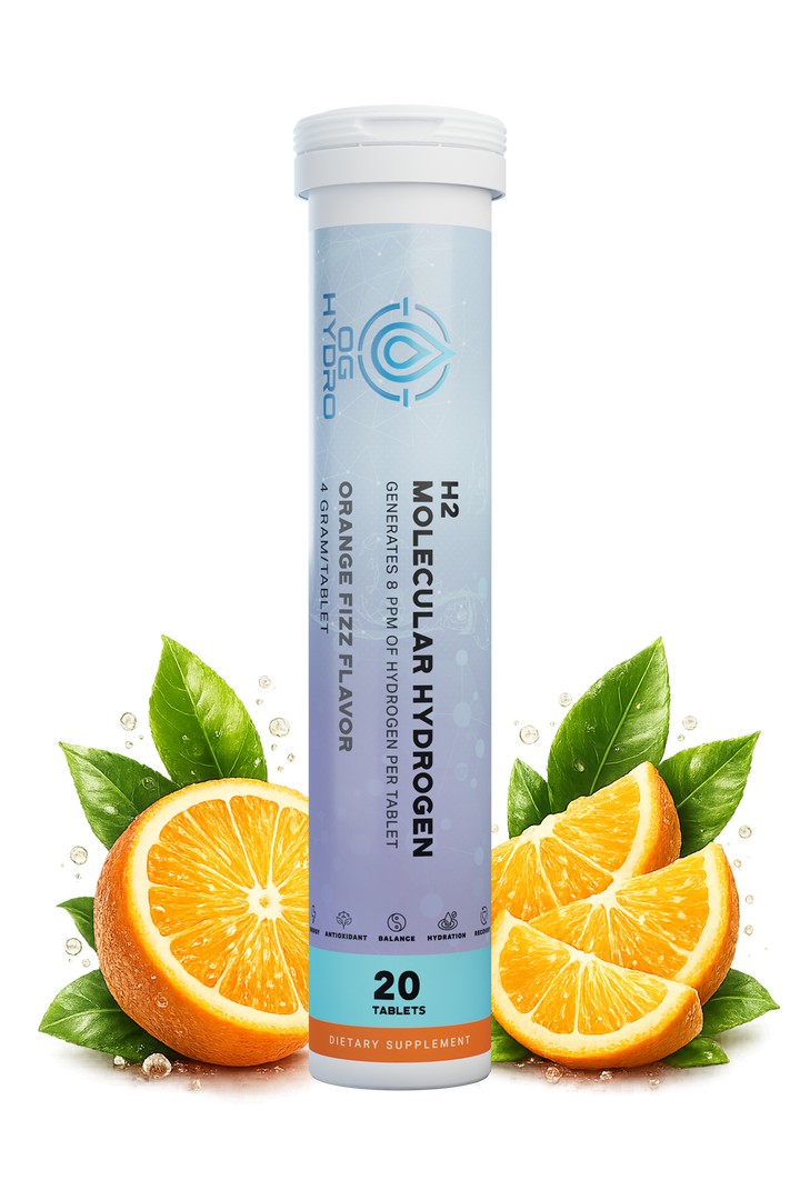 Molecular Hydrogen Tablets, Orange Fizz