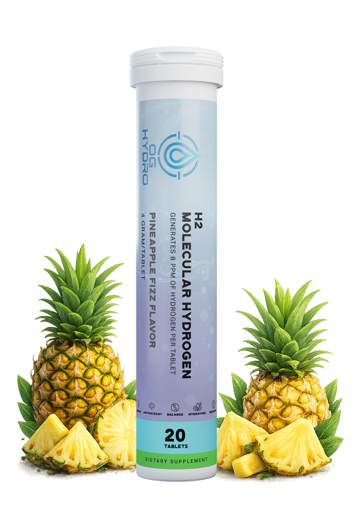 Molecular Hydrogen Tablets, Pineapple Fizz