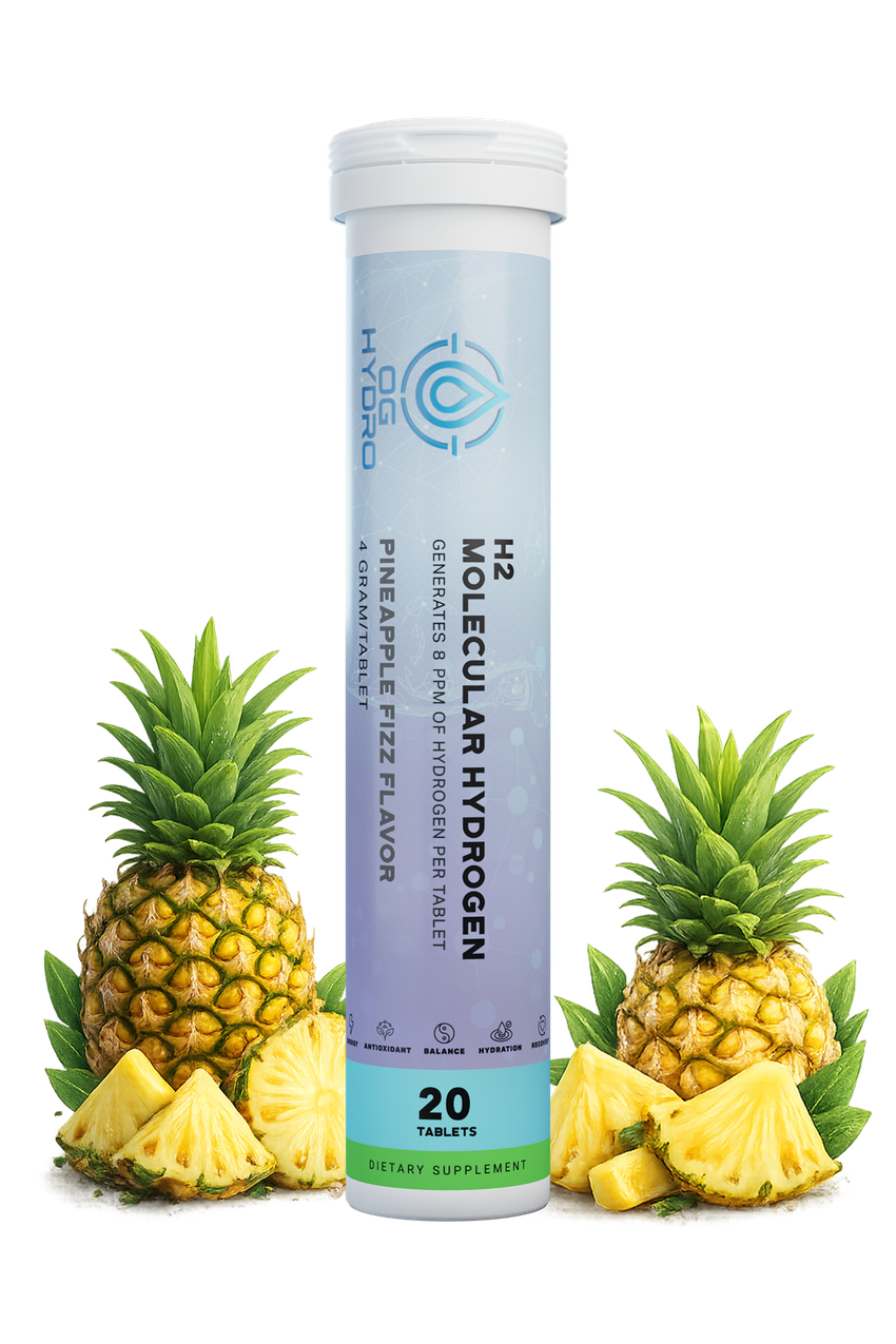 OG Hydro Pineapple Fizz hydrogen tablet tube