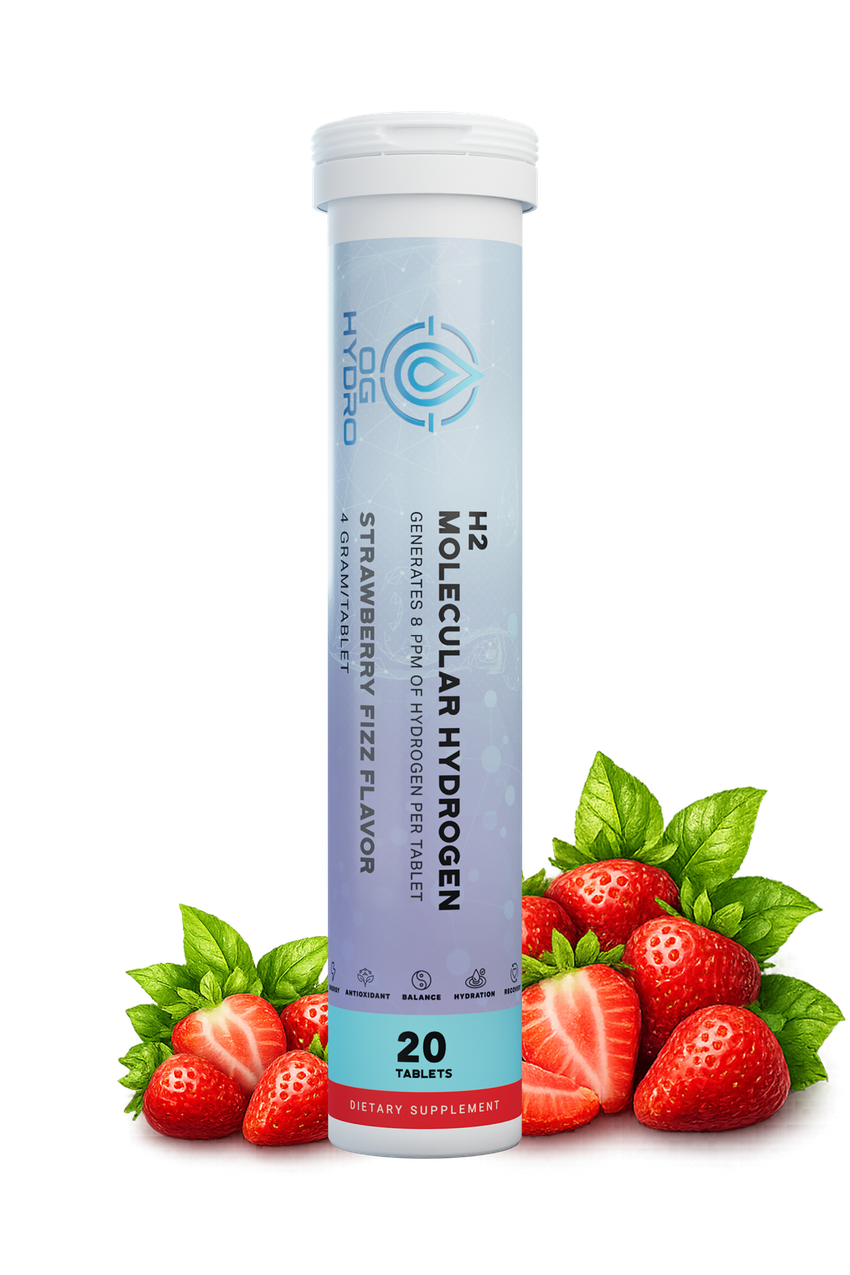 OG Hydro Strawberry Fizz hydrogen tablet tube