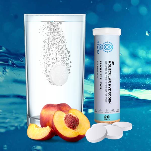 OG Hydro Hydrogen Tablets – Peach Fizz