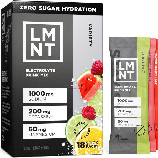 Zero Sugar Electrolytes - Variety Pack | Drink Mix (18-Count)