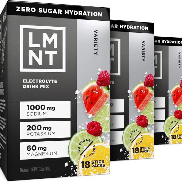 Zero Sugar Electrolytes - Variety Pack | Drink Mix (54-Count)