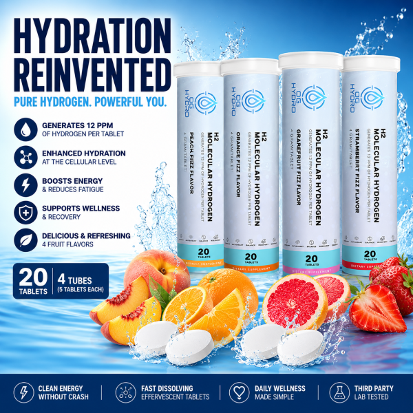 OG Hydro Hydrogen Water Tablets – All Flavors | Daily Hydration Support